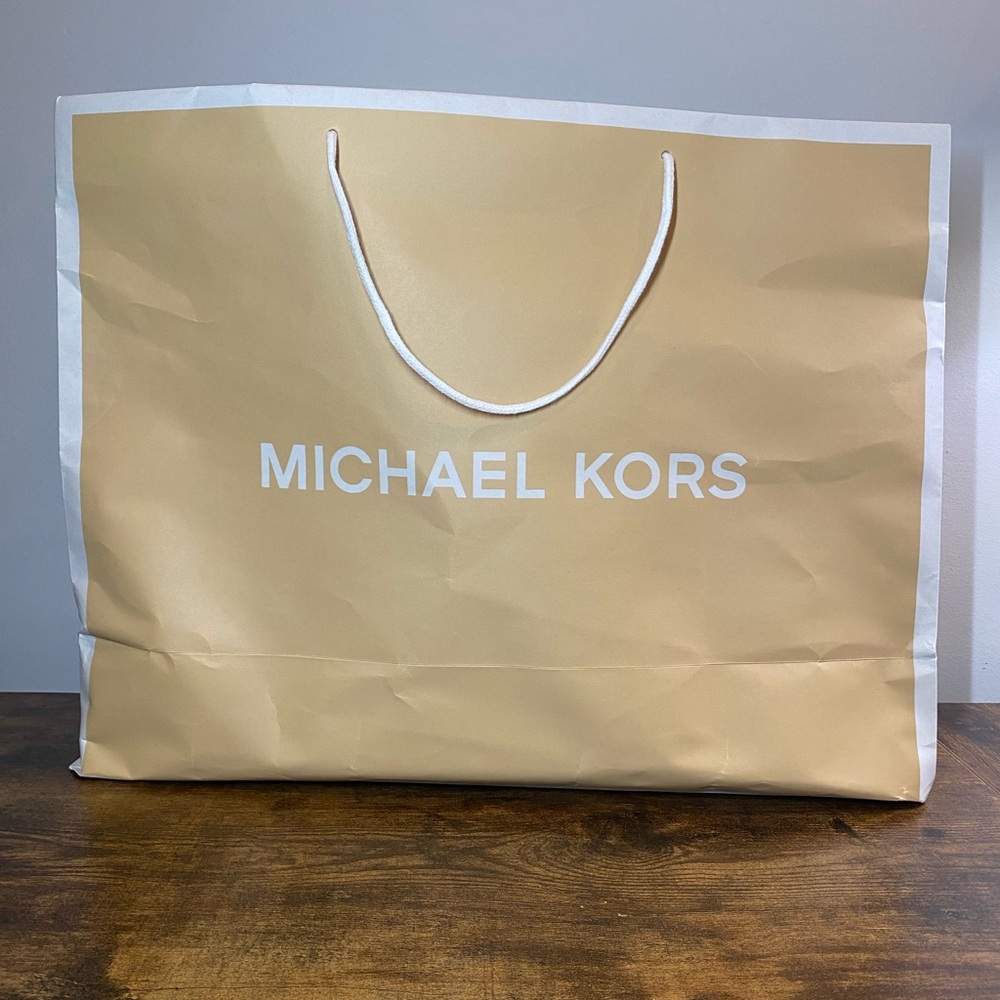 NWT Michael Kors Ludlow bag RARE Blue trim - Picture 8 of 16